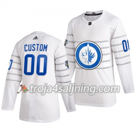 Winnipeg Jets tröja Customized Vit Adidas 2020 All-Star Authentic - NHL Tröjor Herr